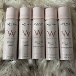 5x New Weilaiya fluffy and dry wash free hair shampoo spray ANTI FRIZZY 50mL ea